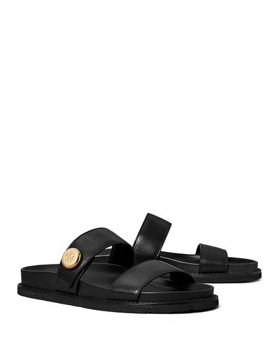 Tory Burch Tory Burch Women's Romy Sport Leather Slide Sandals