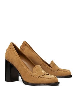 Tory Burch Tory Burch Women's Vintage Suede Heeled Loafers