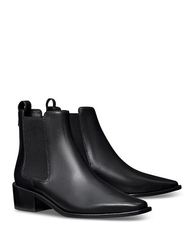 Tory Burch Tory Burch Women's Western Pointed Toe Ankle Chelsea Boots