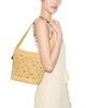 Tory Burch Vince Monogram Crochet Straw Shoulder Bag - 2