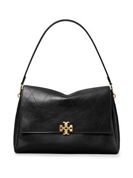Tory Burch Women's Charlie Large Quilted Leather Shoulder Bag