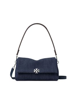 Tory Burch Women's Charlie Small Denim Shoulder Bag