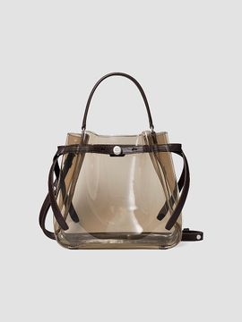 Tory Burch Women's Clear Bucket Bag