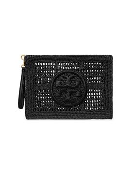 Tory Burch Women's Ella Crocheted Raffia Pouch