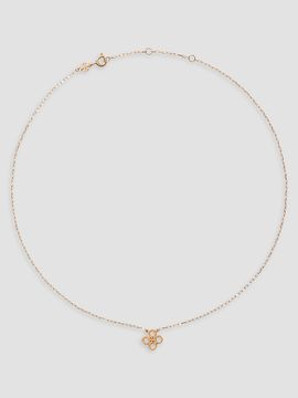 Tory Burch Women's Forget Me Not 18K-Gold-Plated Clover Pendant Necklace