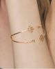 Tory Burch Women's Forget Me Not 18K-Gold-Plated Cuff - 2
