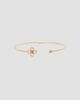 Tory Burch Women's Forget Me Not 18K-Gold-Plated Cuff - 4