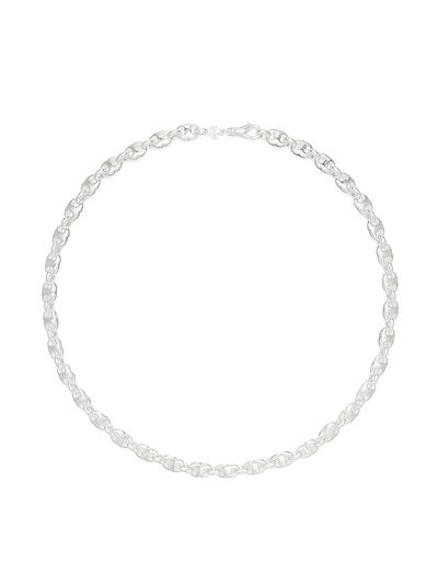 Tory Burch Women's Gemini Silvertone Chain Necklace