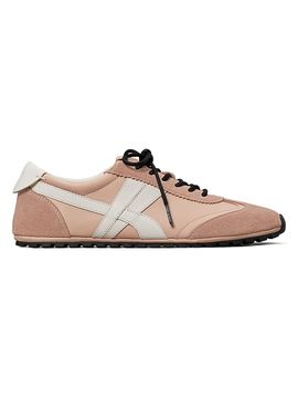 Tory Burch Women's Hank Field Suede Low-Top Sneakers