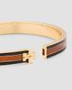 Tory Burch Women's Icon 18K-Gold-Plated & Enamel Bangle - 3