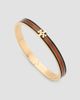 Tory Burch Women's Icon 18K-Gold-Plated & Enamel Bangle - 4