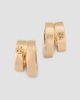 Tory Burch Women's Icon 18K-Gold-Plated & Enamel Double-Hoop Earrings - 1