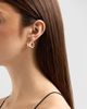 Tory Burch Women's Icon 18K-Gold-Plated & Enamel Double-Hoop Earrings - 2