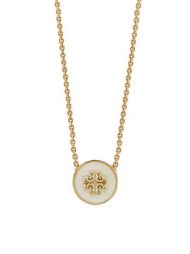 Tory Burch Women's Icon Enamel Pendant Necklace