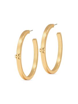 Tory Burch Women's Icon Goldtone Hoop Earrings
