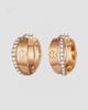 Tory Burch Women's Icon Pavé Double Hoop Earrings - 1