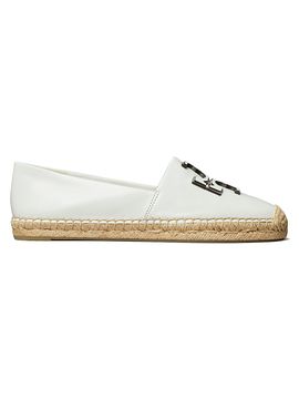 Tory Burch Women's Ines Double T Leather Espadrilles