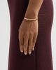 Tory Burch Women's Kira 18K-Gold-Plated Logo Hinged Bangle - 2