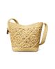 Tory Burch Women's Lock Medium Monogram Crochet Bucket Bag - 6