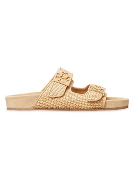 Tory Burch Women's Mellow Raffia Buckle Sandals