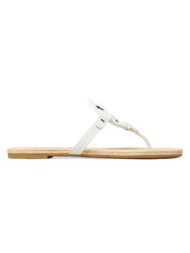 Tory Burch Women's Miller Beaded Leather Espadrille Sandals