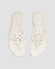 Tory Burch Women's Miller Imitation Pearl-Embellished Knotted Suede Sandals - 3