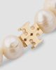Tory Burch Women's Moondance 18K-Gold-Plated & Cultured Pearl Logo Charm Necklace - 4