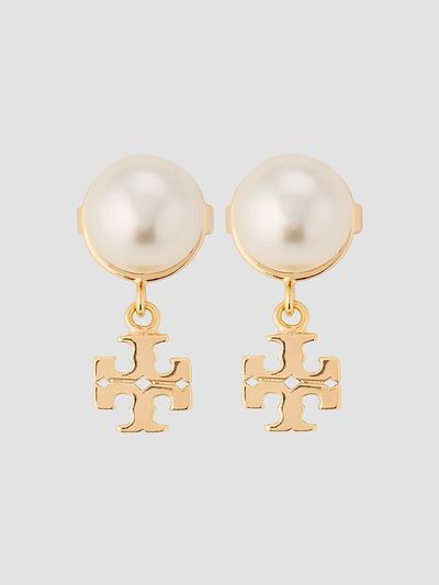Tory Burch Women's Moondance 18K-Gold-Plated & Imitation Pearl Ear Jackets