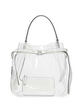Tory Burch Women's Romy Clear Bucket Bag
