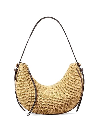 Tory Burch Women's Romy Monogram Crochet Shoulder Bag