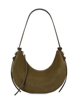 Tory Burch Women's Romy Suede Half Moon Bag