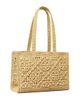 Tory Burch Women's Small T Monogram Crocheted Tote Bag - 3