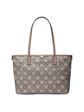 Tory Burch Women's Small T Monogram Jacquard Tote Bag