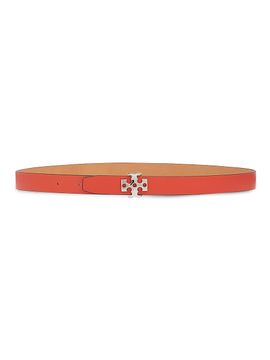 Tory Burch Women's T-Monogram Leather Belt