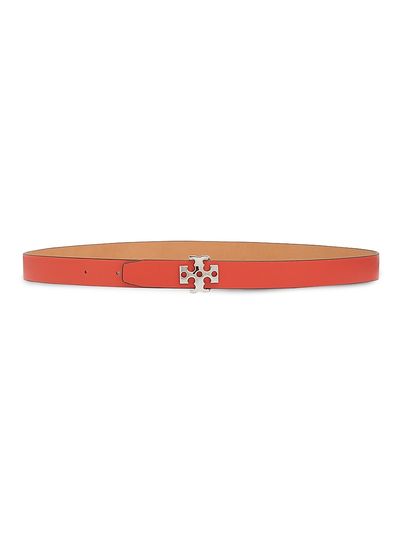 Tory Burch Women's T-Monogram Leather Belt