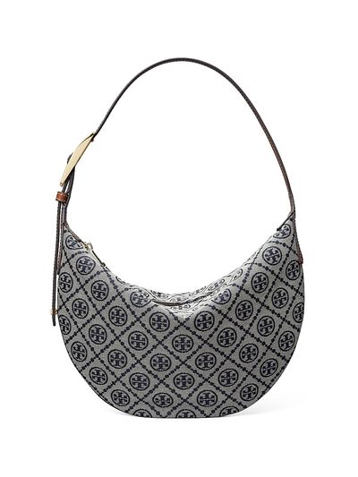 Tory Burch Women's T Monogram Printed Hobo Bag