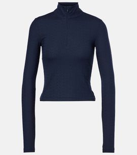 Tory Sport Tory Sport Cropped jacquard top