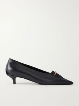 TOTEME 35 embellished leather pumps
