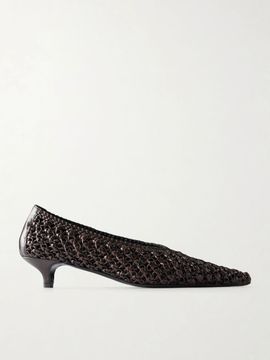 TOTEME 35 Woven leather pumps