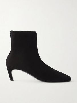 TOTEME 55 Suede ankle boots