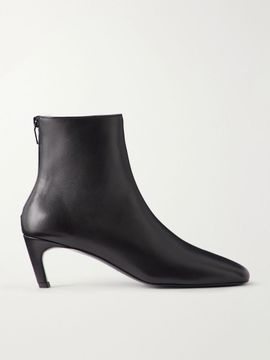 TOTEME 60 leather ankle boots