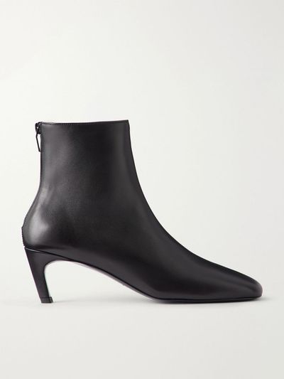 TOTEME 60 leather ankle boots