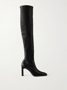 TOTEME 85 leather knee boots