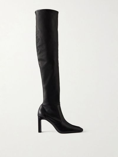TOTEME 85 leather knee boots