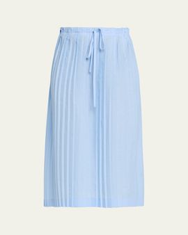 Toteme Belted Pleated Skirt
