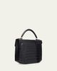 Toteme Box Croc-Embossed Leather Top-Handle Bag - 3