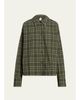 Toteme Boxy Check Cotton Shirt - 1