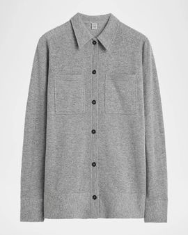 Toteme Cashmere Patch Pocket Shirt