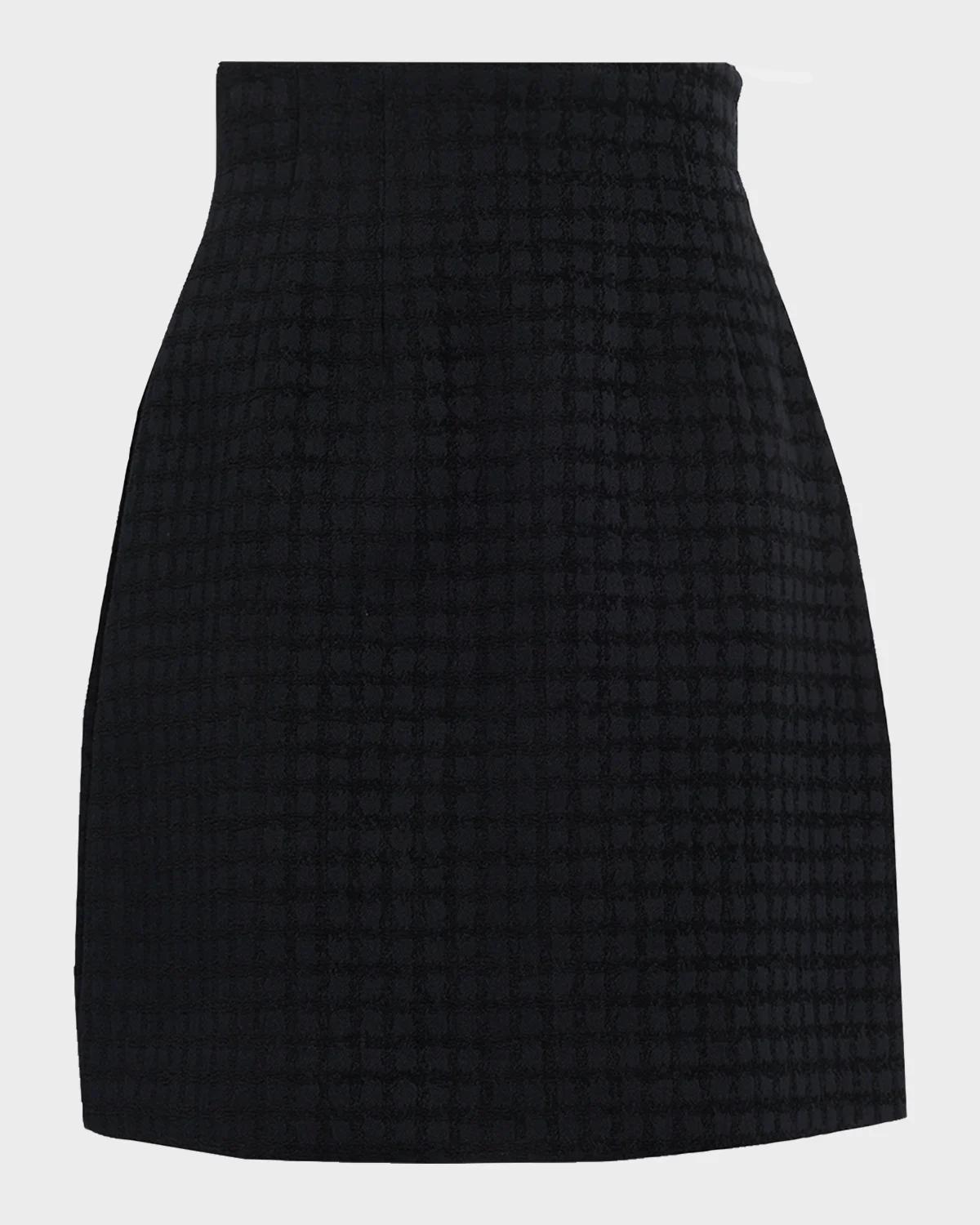 Toteme Curved Chenille Mini Skirt
