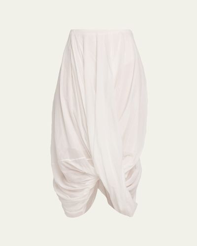 Toteme Draped Cocoon Midi Skirt